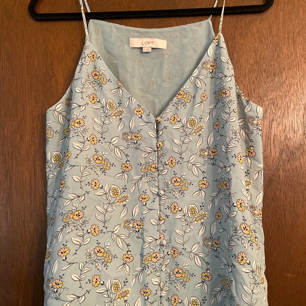 LOFT Women's Floral Tank Top